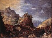 Mountain Scene with Bridges gs MOMPER, Joos de